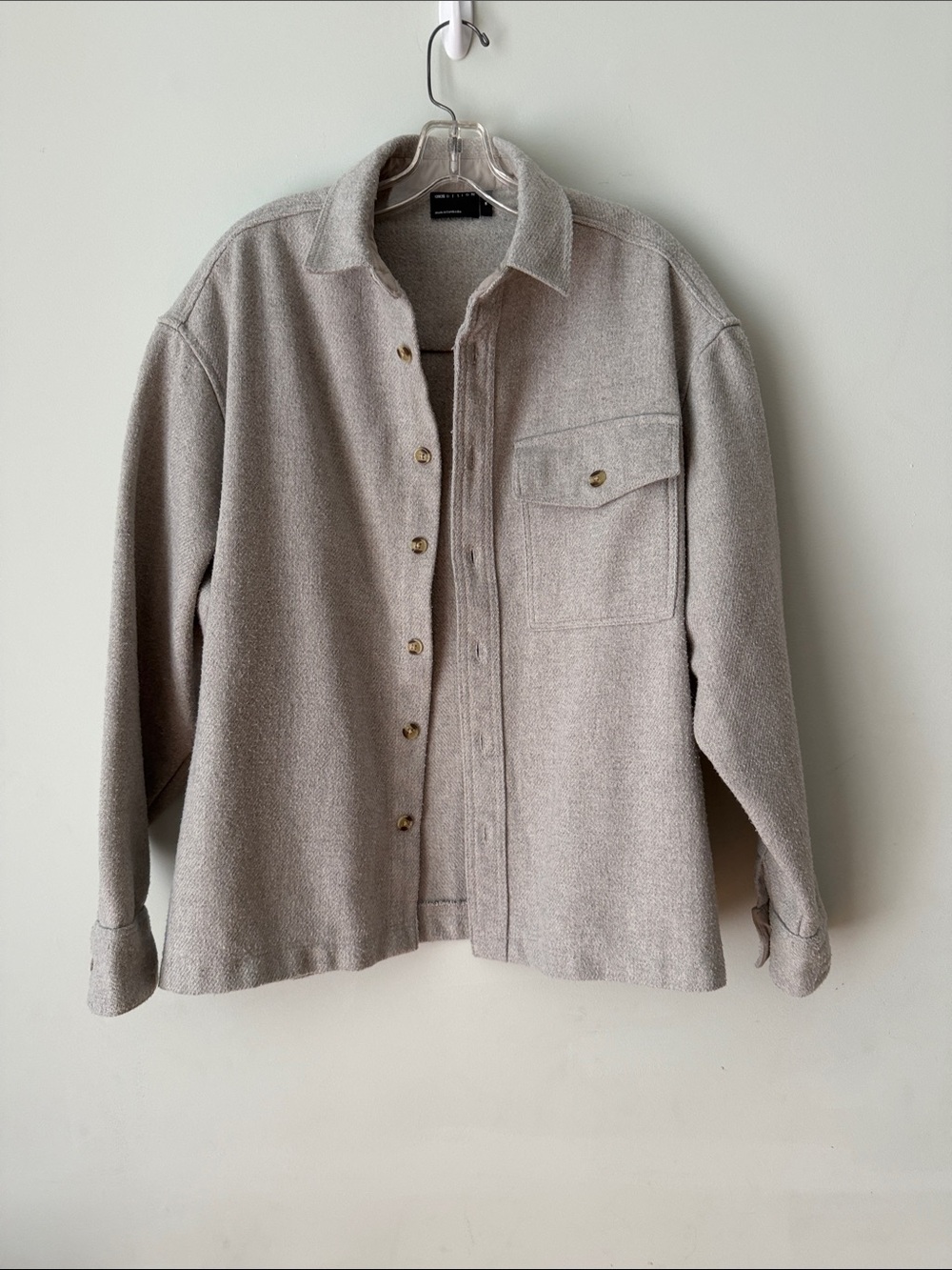 ASOS Grey Shirt Jacket